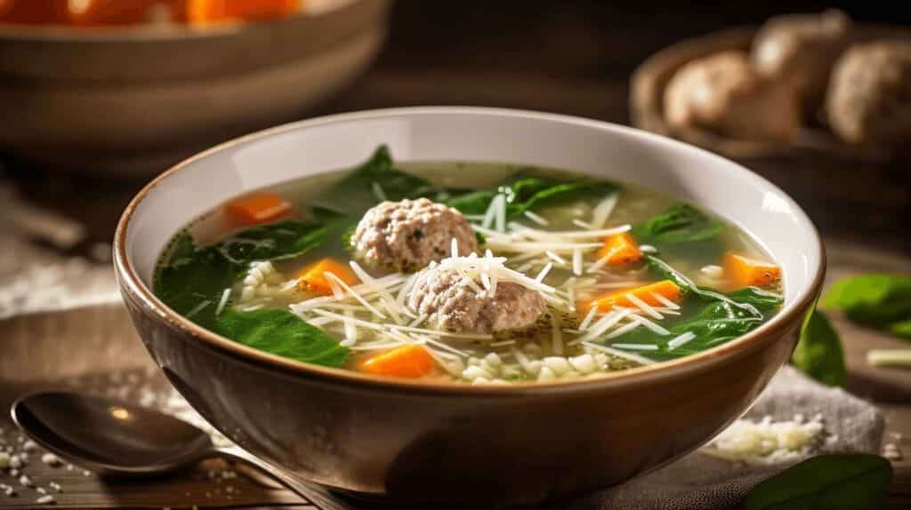 Is Acini de Pepe the Same as Pastina? Everything You Need to Know 2 A bowl of Italian wedding soup made with acini de pepe pasta, spinach, meatballs, and carrots. Learn: A bowl of Italian wedding soup made with acini de pepe pasta, spinach, meatballs, and carrots. Learn: Is acini de pepe the same as pastina?