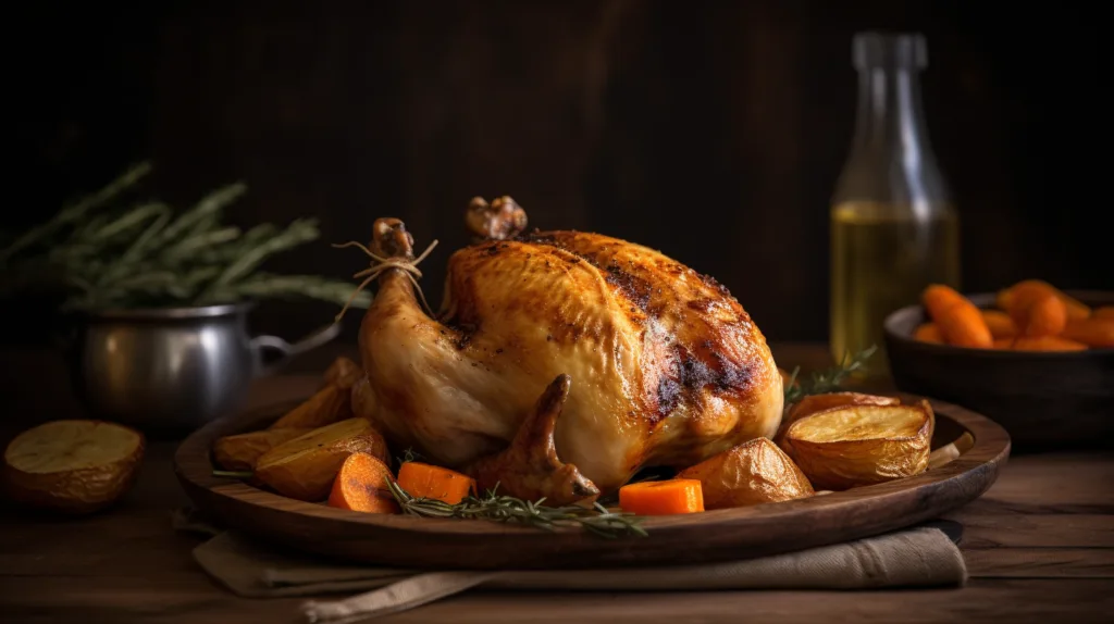What Sounds Good for Dinner on a Sunday? 10 Tasty Ideas to Try 2 What sounds good for dinner on a Sunday? A golden roast chicken surrounded by crispy potatoes and fresh herbs.