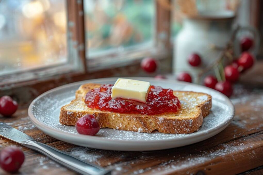 Cherry Jam Recipe That'll Make You Smile Every Morning 8 Cherry jam served on warm toast