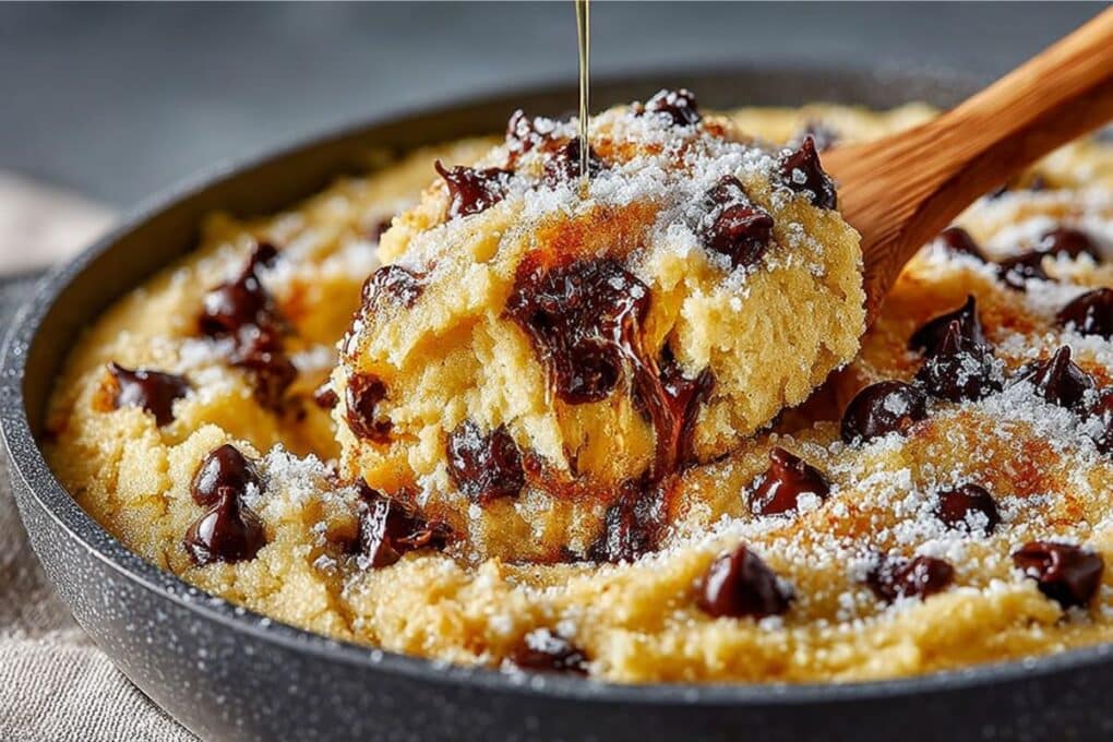 Scrambled Cookies: The Ultimate Skillet Dessert for Gooey Cookie Lovers 7 scrambling cookie dough in skillet until golden